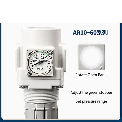 صمام منظم ضغط الهواء AR20K-02KG-B AR20-02-1-B وحدة معالجة ضاغط الهواء لتقليل الضغط (AR20-02BG-1-B) in Kuwait