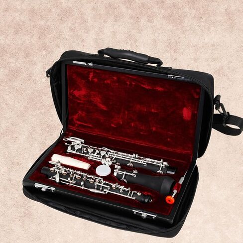 Kisangel مقاوم للماء أكسفورد القماش المزمار تخزين حامل حقيبة كتف واحدة حقيبة تخزين الأدوات السوداء للسفر وأداء المسرح in Kuwait