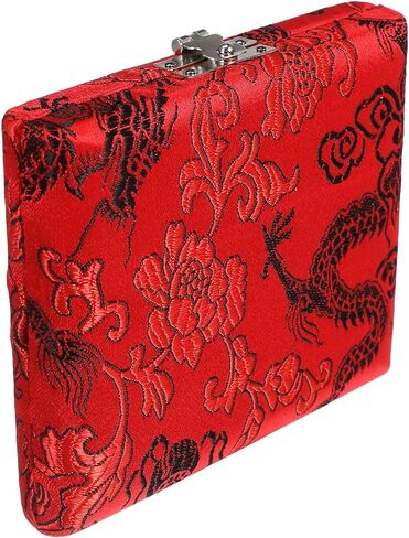 حافظة Luxshiny خفيفة الوزن مغطاة بقماش Oboe Reed مع حقيبة حريرية سعة 6 سعة منظم تخزين Oboe Reed وواقي أحمر in Kuwait