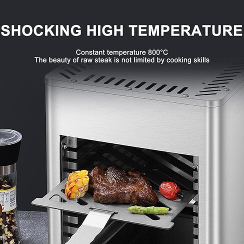 Commercial Electric Steak Broiler,Steak Grill, 800°C Constant Temperature Electric Oven, Adjustable Time Temperature in Saudi Arabia