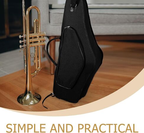 حقيبة ألتو ساكسفون مقاومة للماء ومضادة للصدمات حقيبة ظهر ساكسفون محمولة مع أشرطة قابلة للتعديل لتخزين الآلات الموسيقية والسفر in Kuwait