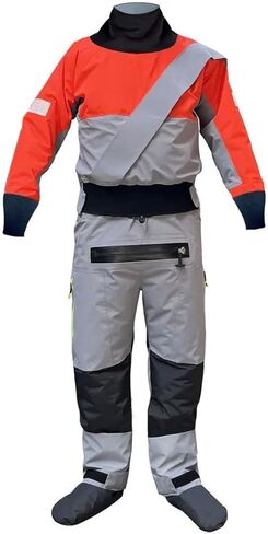 Mens Semi Drysuit Warm Half Dry Suit Cold Fishing Sailing Boating Paddling Wetsuit Winter in Saudi Arabia