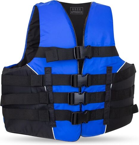 سترة نجاة MW Watersports Universal معتمدة من USCG - أحمر in Kuwait