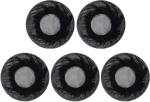 مجموعة إكسسوارات الشعر النسائية من Uonlytech: 5 قطع من أغطية الكعكة المرنة السوداء غير المرئية، شبكات شعر قابلة لإعادة الاستخدام للباليه والرقص والفتيات والنساء in Kuwait