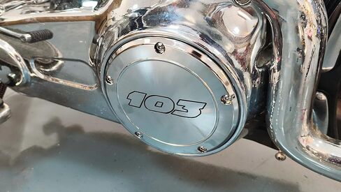 HDBUBALUS 5 Holes Derby Cover Engine Timing Cover Points Cover Fit for Harley Touring Trike Dyna Softail in Kuwait