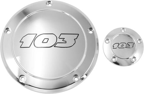 HDBUBALUS 5 Holes Derby Cover Engine Timing Cover Points Cover Fit for Harley Touring Trike Dyna Softail in Kuwait