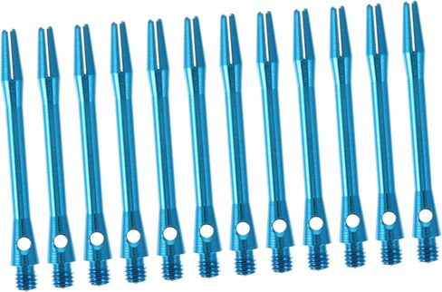 Abaodam 12pcs Aluminum Dart Shafts Thread Stems Replacement for Bent Broken Shafts Compatible Slim Flights in Saudi Arabia