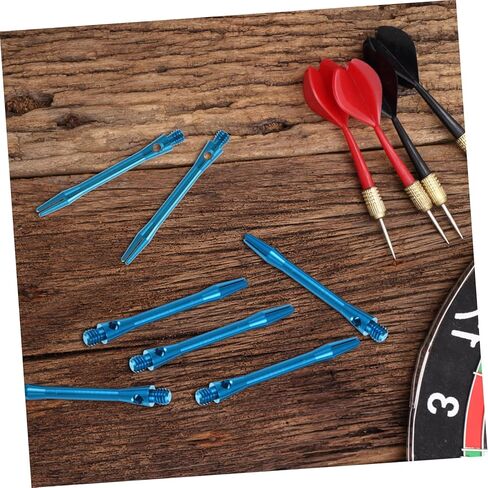 Abaodam 12pcs Aluminum Dart Shafts Thread Stems Replacement for Bent Broken Shafts Compatible Slim Flights in Saudi Arabia