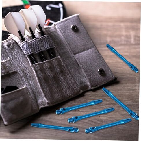 Abaodam 12pcs Aluminum Dart Shafts Thread Stems Replacement for Bent Broken Shafts Compatible Slim Flights in Saudi Arabia