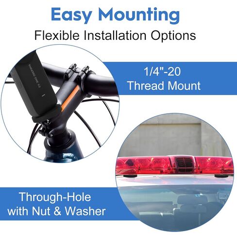 8 عبوات من مغناطيس النيوديميوم المطلي بالمطاط مع فتحة 1/4 بوصة - 20 خيط، قاعدة مغناطيسية قوية للتثبيت بوزن 30 رطلًا لشريط الضوء، والكاميرا، وPTZ، والأدوات، واستخدام السيارة - حامل مغناطيس لاصق شديد التحمل مقاس 1.69 بوصة in Kuwait