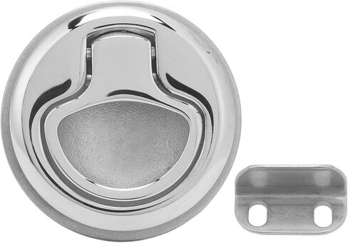 مزلاج سحب، مزلاج كامة للقارب مقاوم للصدأ، قاعدة تثبيت 44 مم، خزانة بحرية لليخوت، افتراضي in Kuwait