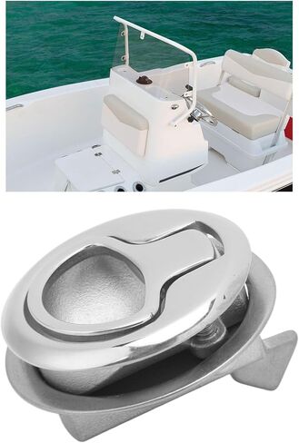 مزلاج سحب، مزلاج كامة للقارب مقاوم للصدأ، قاعدة تثبيت 44 مم، خزانة بحرية لليخوت، افتراضي in Kuwait