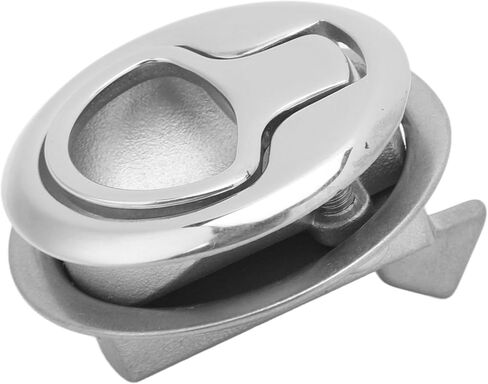 مزلاج سحب، مزلاج كامة للقارب مقاوم للصدأ، قاعدة تثبيت 44 مم، خزانة بحرية لليخوت، افتراضي in Kuwait