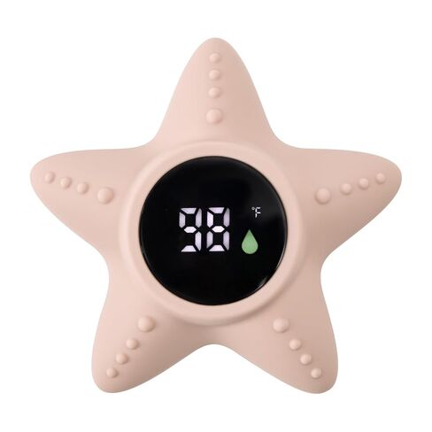 Haakaa Silicone Baby Bath Thermometer – Water Temperature Thermometer for Baby Safety, Floating Infant Bath tub Temp Thermometer for Newborns & Toddlers - Starfish in Saudi Arabia