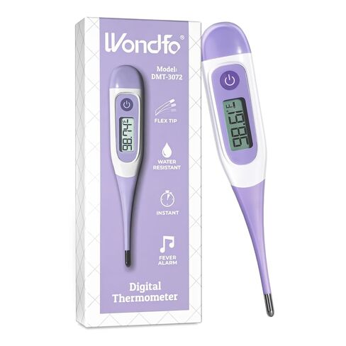 Wondfo Digital Basal Thermometer for Women Fertility – BBT Thermometer for Ovulation & Pregnancy Tracking – High Accuracy & LCD Display & Waterproof in Kuwait