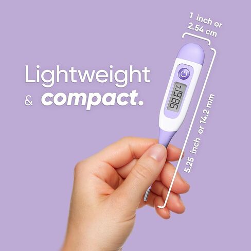 Wondfo Digital Basal Thermometer for Women Fertility – BBT Thermometer for Ovulation & Pregnancy Tracking – High Accuracy & LCD Display & Waterproof in Kuwait