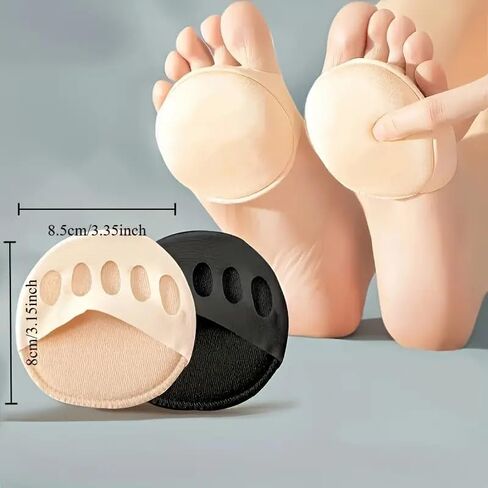 8PCS Ball of Foot Cushions for High Heels - Thick Non-Slip Gel Pads for Women's Shoe,Anti-Friction & Blister Protection,Comfort Insoles for Stilettos,Pumps,Dress Shoes,4 Pairs (Beige) in Saudi Arabia