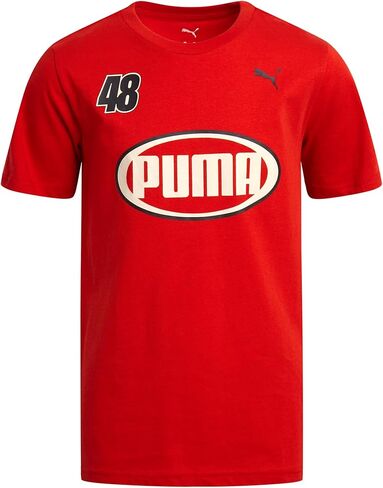 PUMA Boys T Shirts - Lightweight Athletic Performance Short Sleeve Crewneck Shirt - Soft Cotton Graphic Tees for Boys in Saudi Arabia