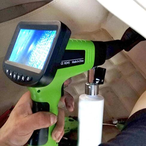 Jeanoko Car Air Conditioner Cleaning Visual Pipe Endoscope for Automotive Repair and Home Cleaning, 4.3-inch LCD Display for Stubborn Removal, ABS Material in Saudi Arabia