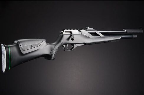 مسدس هوائي Lancer Tactial x SnowPeak T-REX PCP 5.5 ملم .22 عيار - (أسود) حتى 950 إطارًا في الثانية in Kuwait