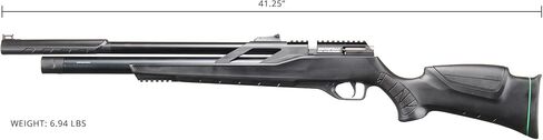 مسدس هوائي Lancer Tactial x SnowPeak T-REX PCP 5.5 ملم .22 عيار - (أسود) حتى 950 إطارًا في الثانية in Kuwait