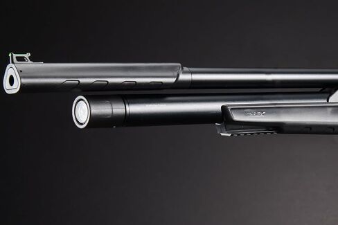 مسدس هوائي Lancer Tactial x SnowPeak T-REX PCP 5.5 ملم .22 عيار - (أسود) حتى 950 إطارًا في الثانية in Kuwait