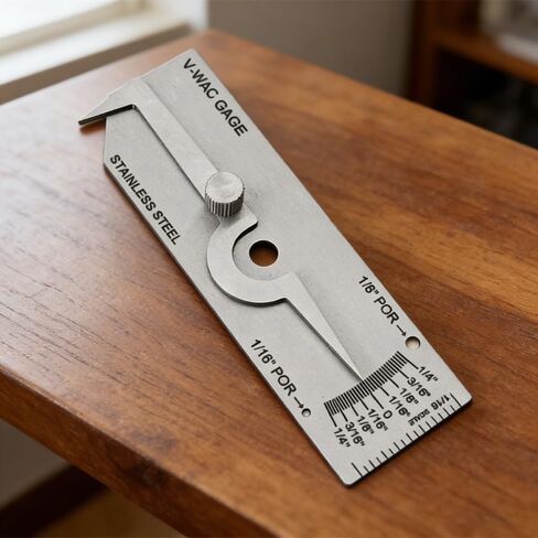 Welding Inspection Gauge Stainless Steel Fillet Weld Testing Gauge Precise Checks Depth Weld Thickness Gauge Inspection Kit in Saudi Arabia