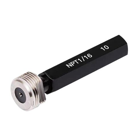 NPT Thread Plug Gauge Ring Gauge 60° 1/8 1/16 1/2 1/4 3/8 3/4 Measuring Tool(Plug Gauge,NPT 1/8) in Saudi Arabia