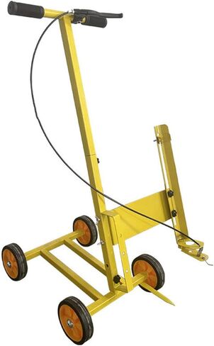 Walk-Behind Adjustable Line Striping Machine: Parking Lot Striper for Straight/Curved Lines – Inverted Spray Paint Line Marking Applicator in Saudi Arabia