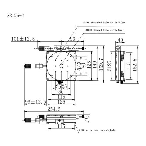 Installation of Running-in Rotating Slide Table Precision fine-Tuning Frame XR axis 125-C in Saudi Arabia