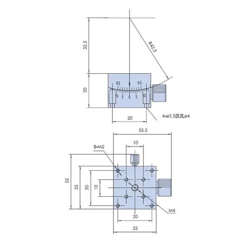 PT-SD303 Precision Manual Angle Adjustment Table in Saudi Arabia