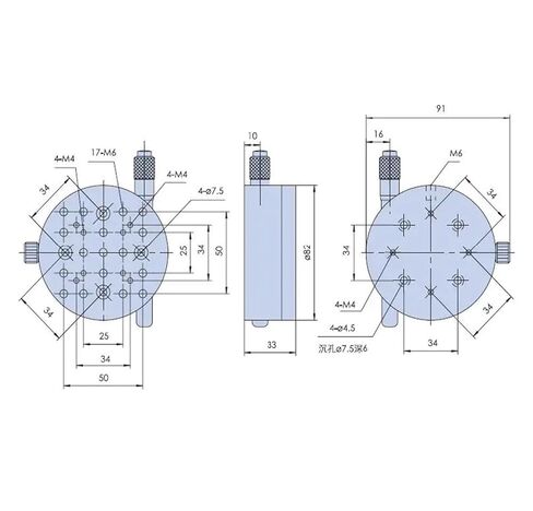 FH03RS024 360 Degree Manual Precision Turntable in Saudi Arabia