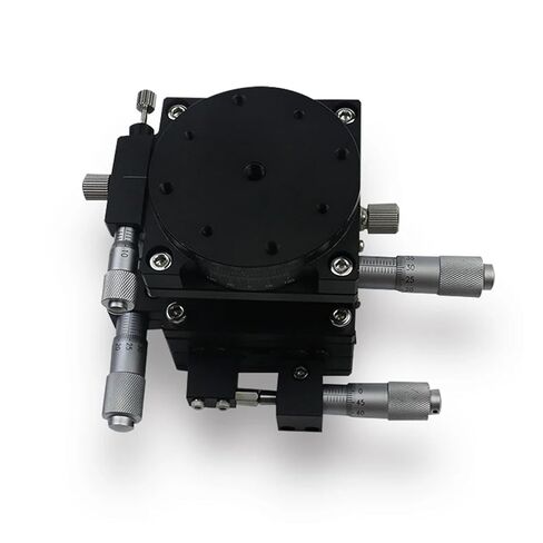 60 * 60mm Manual Displacement fine-Tuning Platform, Four-axis Combined Guide Rail XYZR60-L in Saudi Arabia