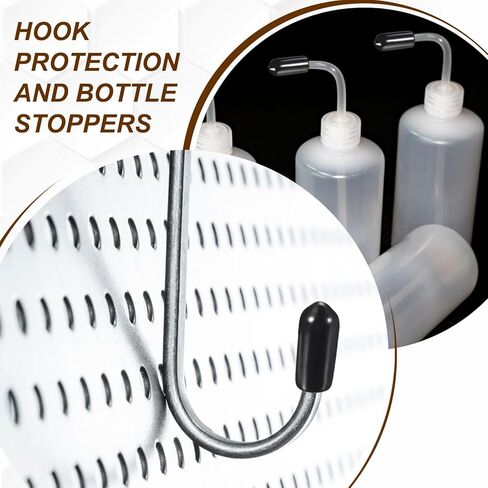uxcell 60Pcs Silicone End Caps, 1/8"(3mm) ID Round Rubber Screw Thread Protector Hook Protector, Flexible Rubble Bolt Covers for Bolt Metal Tube Rod Screw (0.25" Height White) in Saudi Arabia