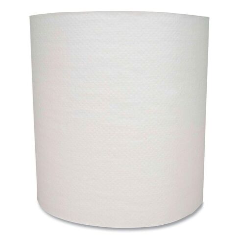 Hard Wound Towel, 1 Ply, 8" x 700 ft, White, 6/Carton in Saudi Arabia