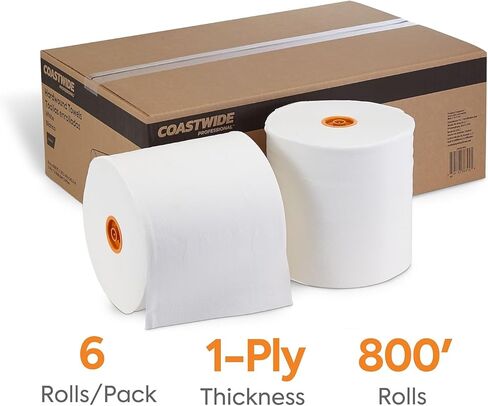 J-Series Hardwound Paper Towels, 1-ply, 800 ft./Roll, 6 Rolls/Carton in Kuwait