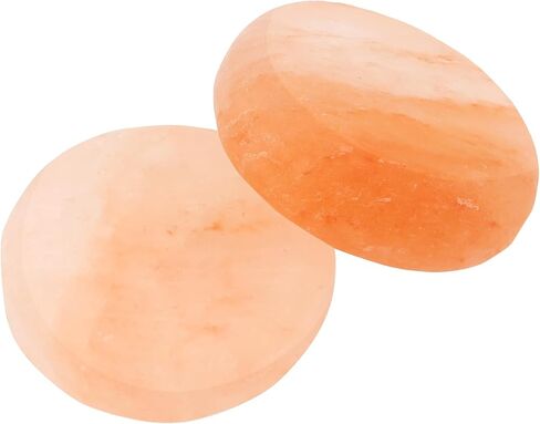 10 PCS Himalayan Round Massage Stone, Hand Carved Warm Cold Hot Message Stone for Therapy, Relaxing, SPA in Saudi Arabia