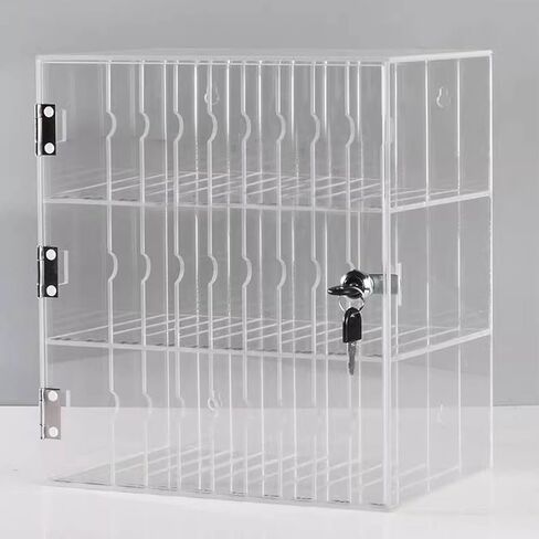 Mobile Phone Storage Cabinet - Transparent Mobile Cell Organizer for School, Classroom, Office - Secure Storage Solution for Cell Phones and Electronics in Saudi Arabia