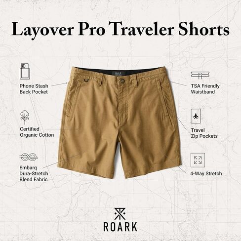 Layover Pro Traveler Shorts in Saudi Arabia