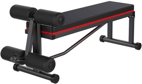 Multifunctional Small Foldable Dumbbell Bench, Home Fitness Equipment, Ergonomic Design Beyond 180掳,360掳 Stretch, Sit Up Board in Saudi Arabia