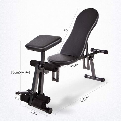 Small Dumbbell Dumbbell Bench, Multi-Function Supine Board Fitness Equipment Home Sit-ups Foldle Bench Press Fitness dominal Board Fitness Dumbbell in Saudi Arabia
