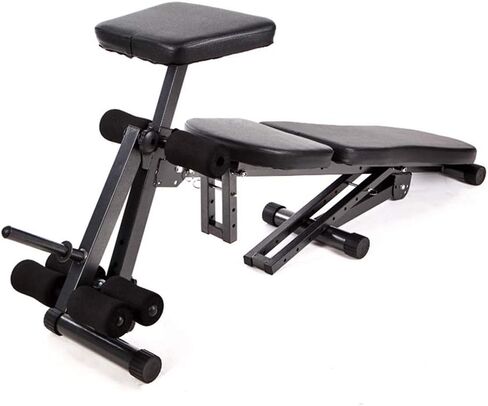 Small Dumbbell Dumbbell Bench, Multi-Function Supine Board Fitness Equipment Home Sit-ups Foldle Bench Press Fitness dominal Board Fitness Dumbbell in Saudi Arabia