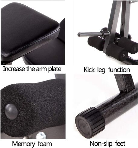 Small Dumbbell Dumbbell Bench, Multi-Function Supine Board Fitness Equipment Home Sit-ups Foldle Bench Press Fitness dominal Board Fitness Dumbbell in Saudi Arabia