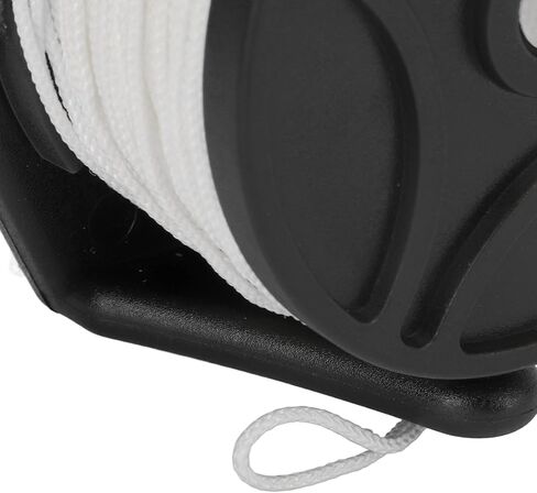 HERCHR Diving Reels, Dive Rope Spool Finger Reel 46m/150.9yd Multi Purpose Scuba DivingReel with 46m White Wire for Cave Exile Diving in Saudi Arabia