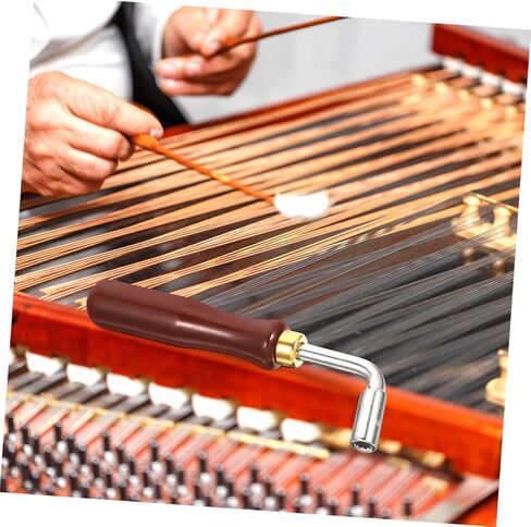 Yardwe 2Pcs Dulcimer Tuning Wrenches Precision Tuner for Chinese Yangqin Instruments Lightweight and Compact Design for Easy String Adjustments Essential Tuning Supply in Saudi Arabia