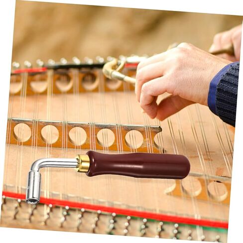 Yardwe 2Pcs Dulcimer Tuning Wrenches Precision Tuner for Chinese Yangqin Instruments Lightweight and Compact Design for Easy String Adjustments Essential Tuning Supply in Saudi Arabia