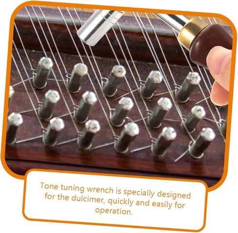 Yardwe 2Pcs Dulcimer Tuning Wrenches Precision Tuner for Chinese Yangqin Instruments Lightweight and Compact Design for Easy String Adjustments Essential Tuning Supply in Saudi Arabia