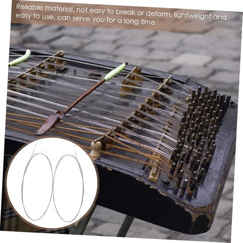 ERINGOGO 2pcs Steel Dulcimer Strings Replacement for Musicians Instrument Strings for Enhanced Sound Quality for Dulcimer Players and Enthusiasts in Saudi Arabia