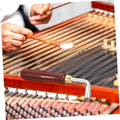 Kisangel 2Pcs Professional Dulcimer Tuning Wrenches Lightweight Compact Instrument Tuning Tools Essential for Quick Adjustments Enhanced Playing Experience Versatile for Various in Saudi Arabia