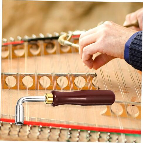 Kisangel 2Pcs Professional Dulcimer Tuning Wrenches Lightweight Compact Instrument Tuning Tools Essential for Quick Adjustments Enhanced Playing Experience Versatile for Various in Saudi Arabia